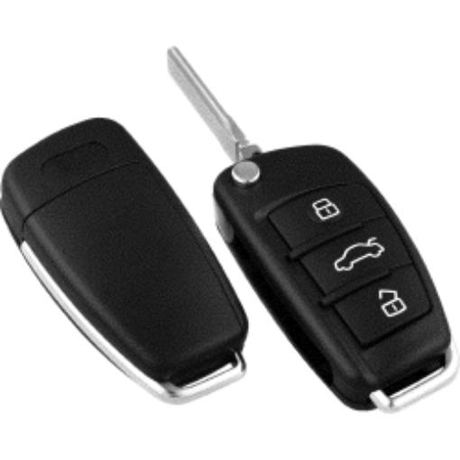 Schlüsselgehäuse für Mercedes Benz - 3 Tasten - Ohne Elektronik - Ohne Logo  - After Market Produkt